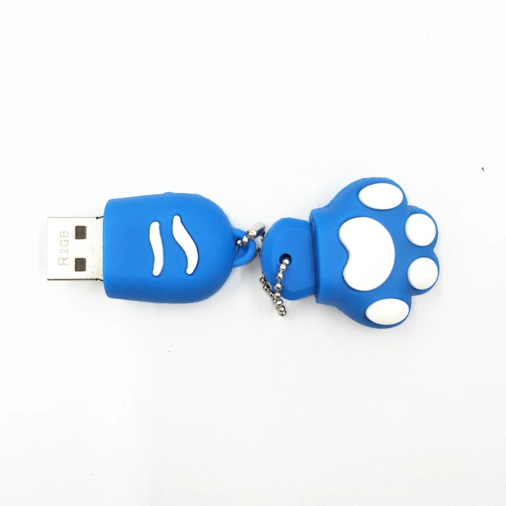 Memoia Stick USB 2.0 съемный usb stick Tiny флешки флэш накопитель кошка лапой 4 г 16 ГБ 32 смешно U