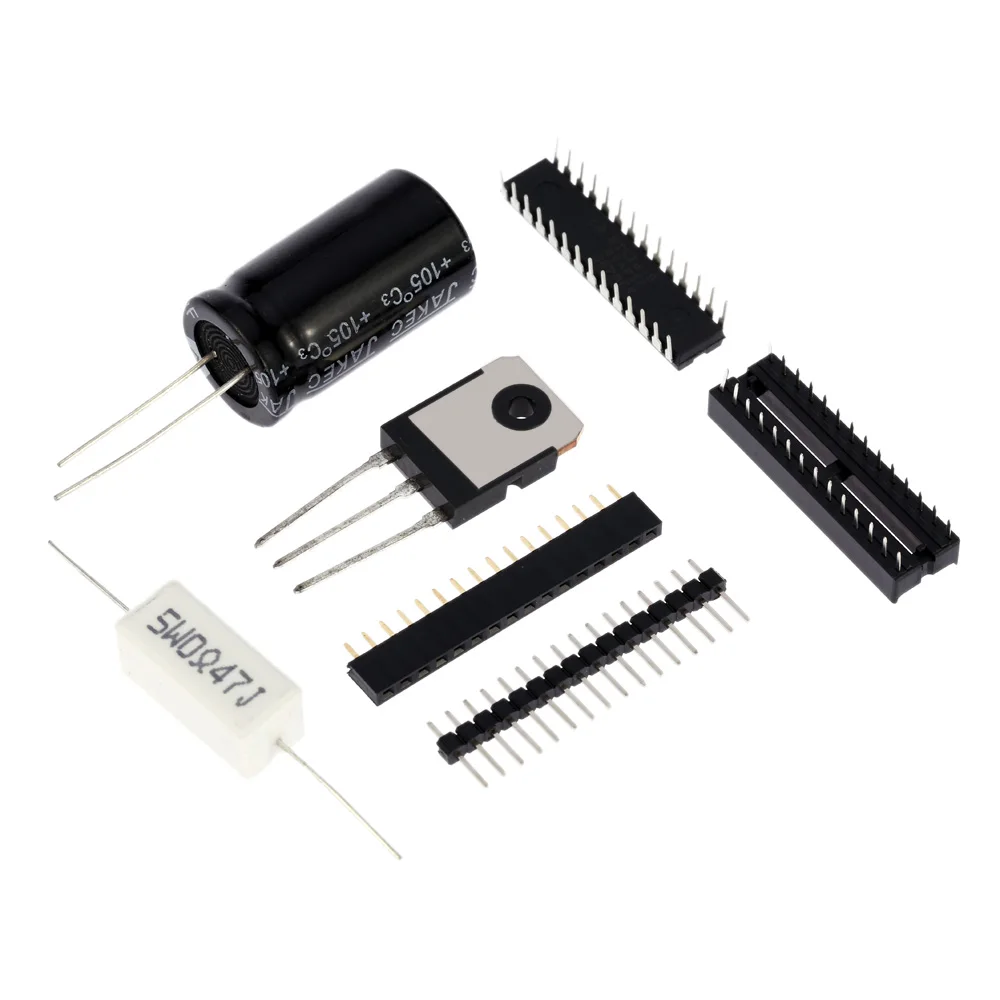 Регулируемый DC Регулируемый источник питания DIY Kit ЖК-дисплей регулируемая мощность kitкороткого замыкания/тока-предельная защита 0-28 В 0,01-2A