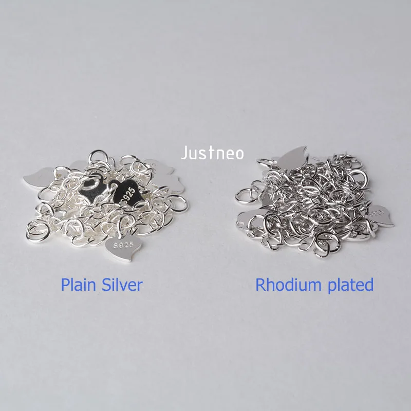 Цепочка для ожерелья из серебра 925 пробы|Ювелирная фурнитура и компоненты| |