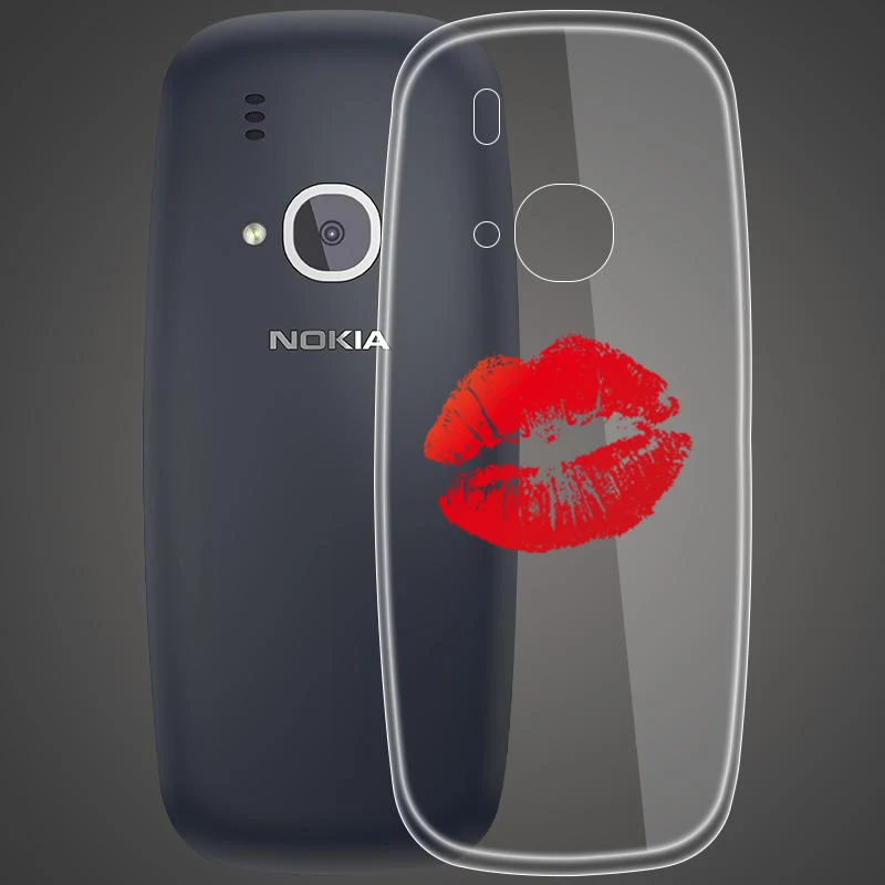 Прозрачный прозрачный чехол для Nokia 3310 мягкий из ТПУ Ультратонкий Оригинальный