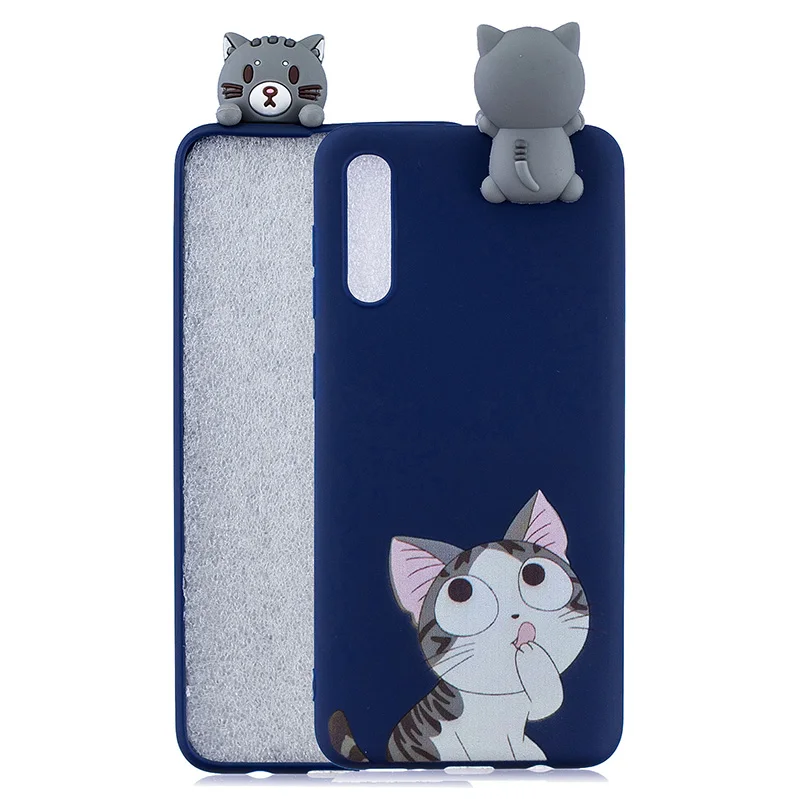 3D Cute cartoon doll silicone case for Samsung galaxy A50 SM-A505 cases soft tpu back cover fundas hoesje coque etui kryt tok | Мобильные