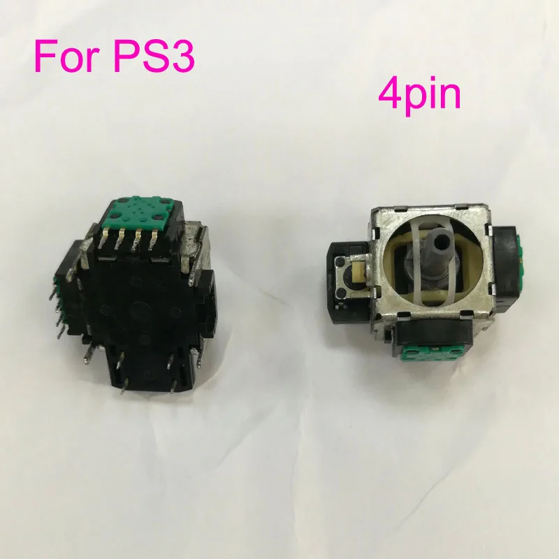 10PCS 4 pins 3D Controller Joystick Axis Sensor Module Replacement Analog For PS3 Playstation Pins Repair parts | Электроника