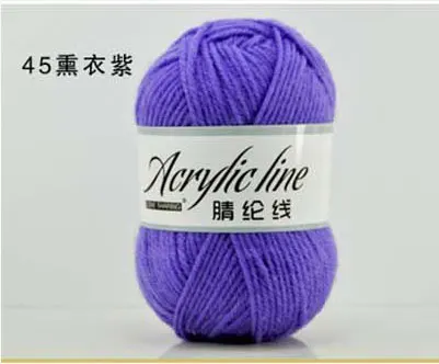 45 63 Цвета 50 г/мяч Высокое качество теплые DIY акриловой пряжи Детские Пряжа для Вязание Дети ручной вязки пряжи вязать одеяло пряжа для вязания - Цвет: 45