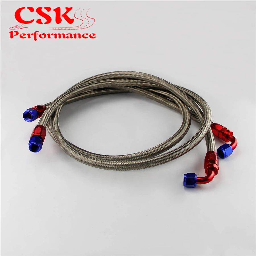 2 шт. шланг для масляного радиатора 8 дюймов | Автомобили и мотоциклы