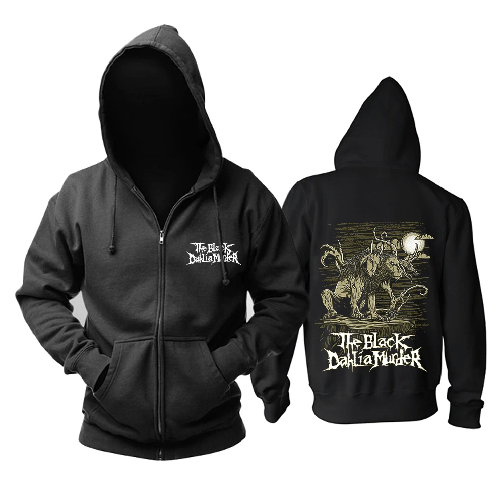 Bloodhoof The Black Dahlia Murder dead core metal core поп-рок музыка черный хлопок Толстовка Азиатский размер