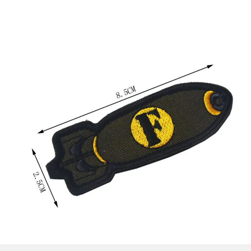 Швейная вышивка значок Мода Angry Bullet Летающая нарукавник рюкзак аксессуары кольцо