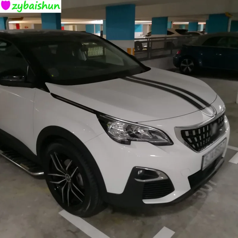 Автомобильная ПВХ самоклеящаяся двойная полоса Наклейка Виниловая наклейка на