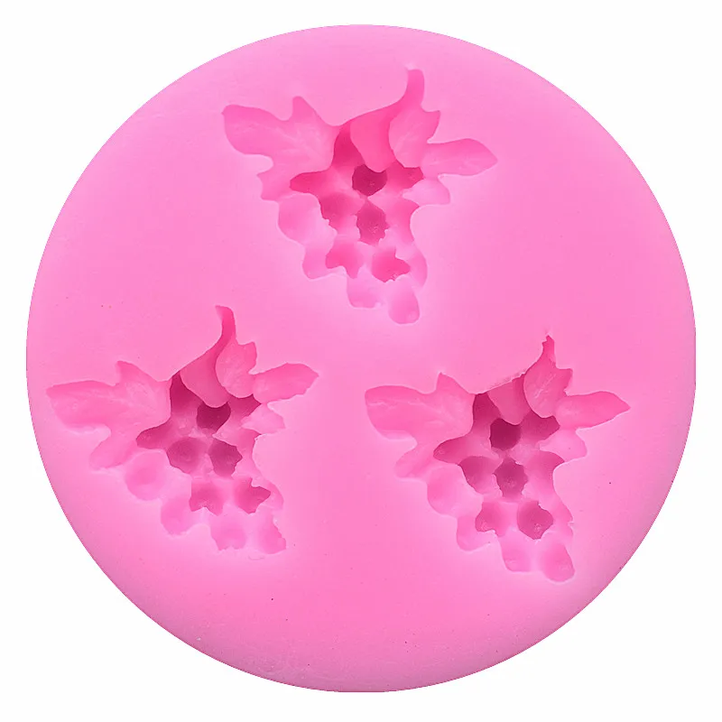 Форма для торта в виде винограда и помадки силиконовая 3D форма прессования