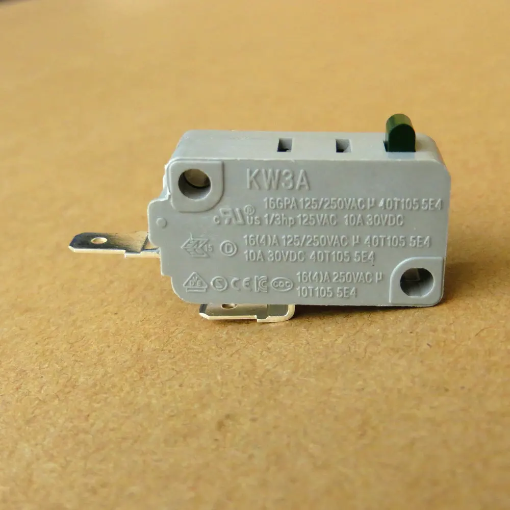 2 шт. Новый KW3A нормально открытый микроволновая печь дверь микро переключатель |