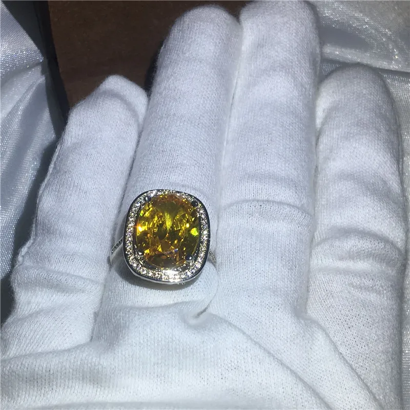 Это кольцо после этого большой 10ct AAAAA Циркон cz Обручальное кольца для мужчин и