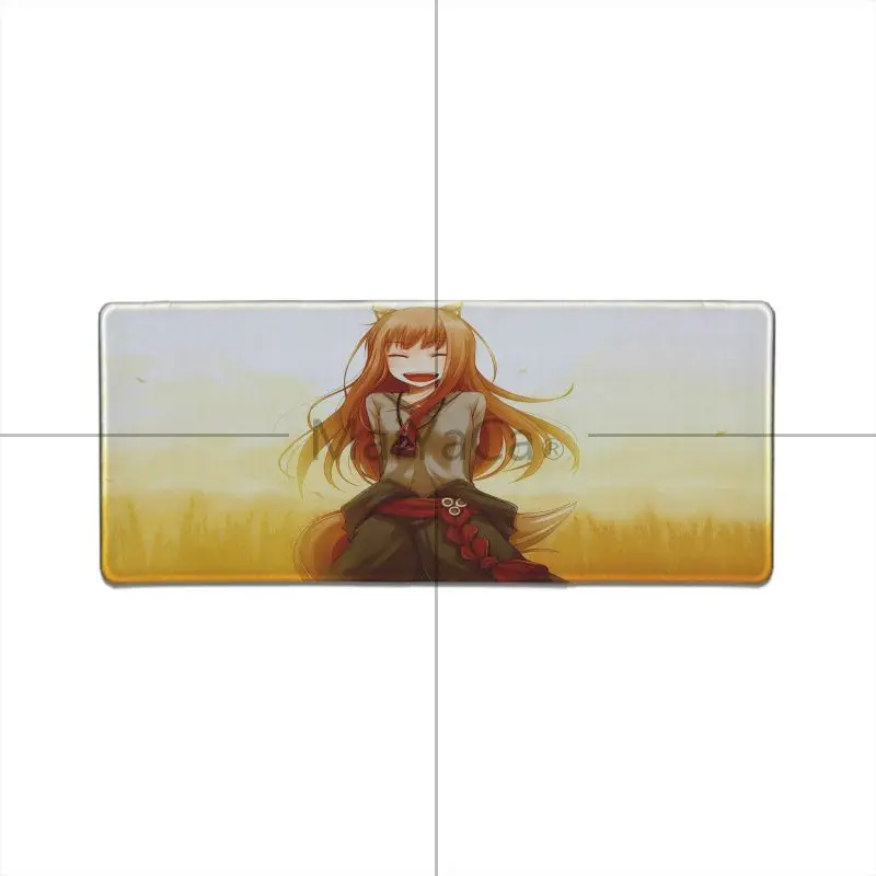 MaiYaCa Spice and Wolf Holo beauty Аниме Девушки ноутбук компьютер коврик для мыши геймер игровая клавиатура Коврик компьютер планшет коврик для мыши - Цвет: LockEdge 30x80cm