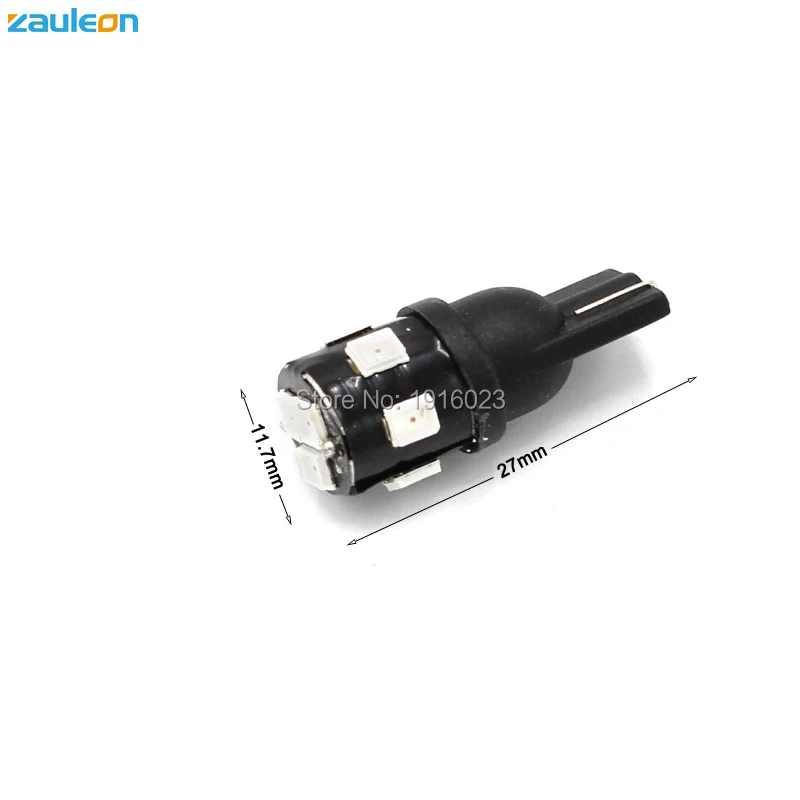 4 шт. T10 W5W 168 194 9SMD 2835 Светодиодный автомобильный клиновидный боковой светильник