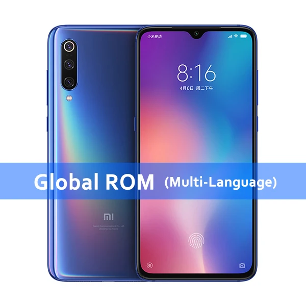 Global ROM Blue Global rom Xiaomi mi 9 mi 9 8 GB 128 GB телефон Snapdragon 855 Octa Core 6,3" 1080 P дисплей 3300 mAh 48MP тройные камеры смартфон - Цвет: Global ROM Blue