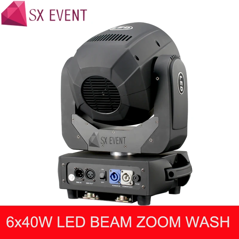 Профессиональный DMX светодиодный сценический светильник s 6x40 Вт RGBW 4in1 пчелиный
