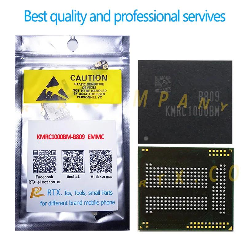 100% оригинальный новый BGA211 KMRC1000BM B809 64 Гб EMMC IC для XIAOMI/Samsung EMCP ИС флэш памяти NAND + 3 Flash