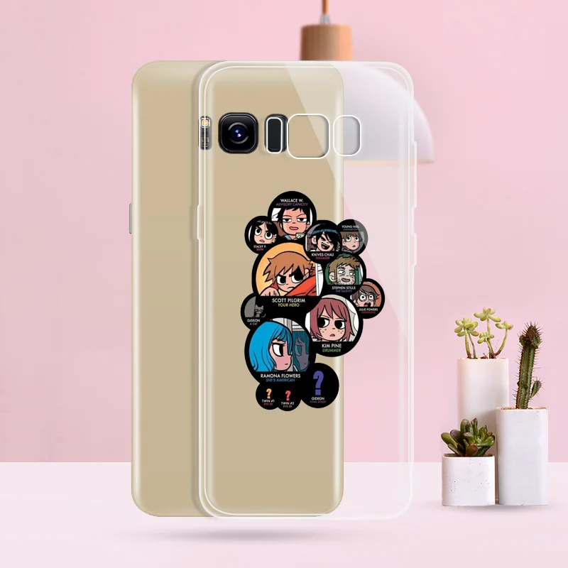 N197 для мужчин Скотт Пилигрим Мягкий ТПУ силиконовый чехол Samsung Galaxy A3 A5 A6 A7 A8 A9 M10 M20