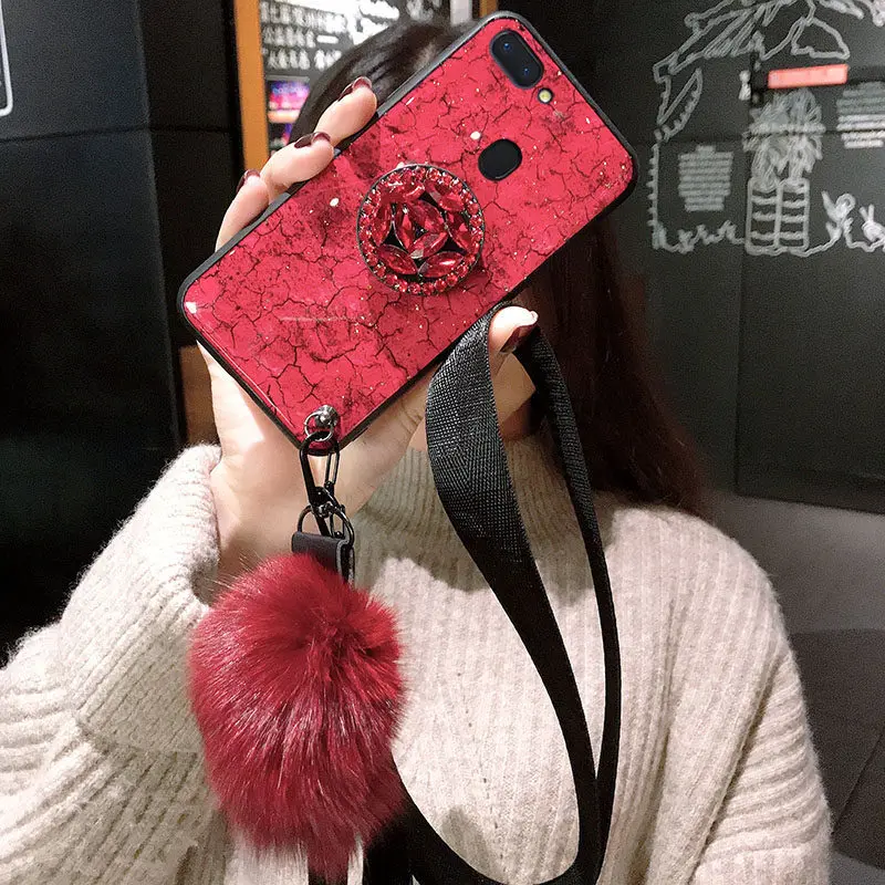 Роскошный стильный чехол для OPPO R17 R11 R11S R9S Plus R15 Dream 3D Crystal Airbag кронштейн ТПУ Oppo K1 R15X