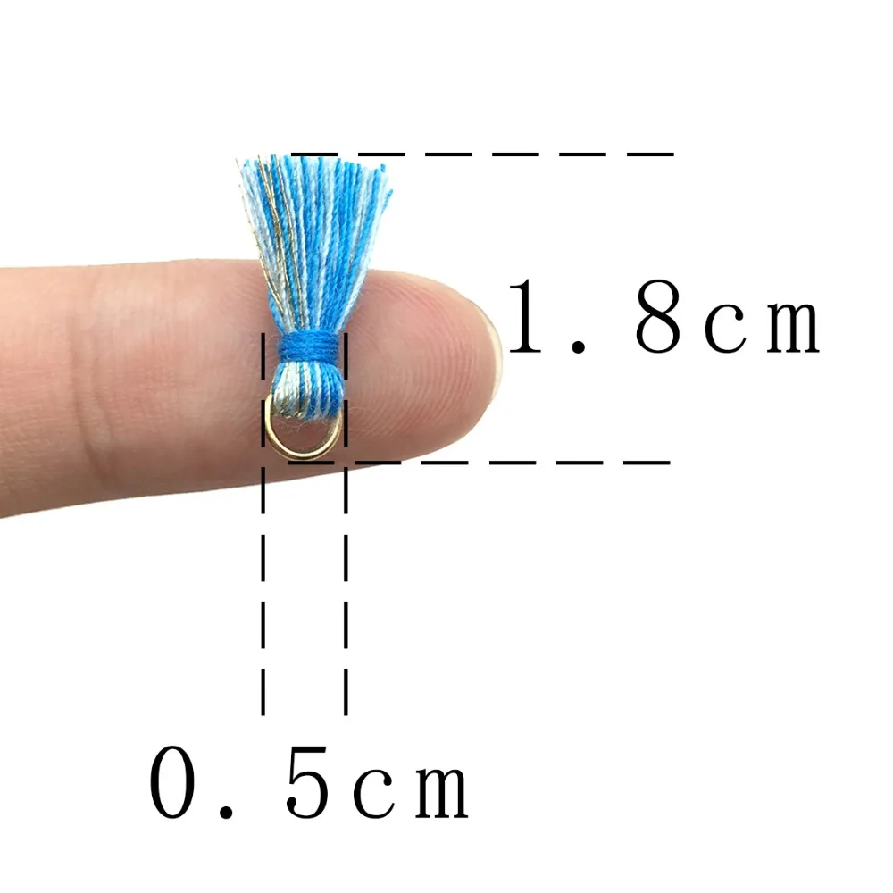 CHENGRUI L162 1 8 см кисточки хлопковые мини ювелирные аксессуары diy материалы для