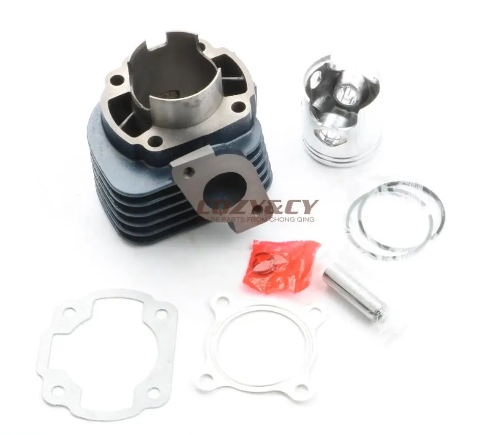Cylinder Kit 70cc Большой Диаметр цилиндра баррель комплект и коленчатый вал для KEEWAY 50 ARN EASY F-ACT NKD голый F-ACT Racing SP FLASH FOCUS 47 мм 12 мм pin - Цвет: Cylinder Kit