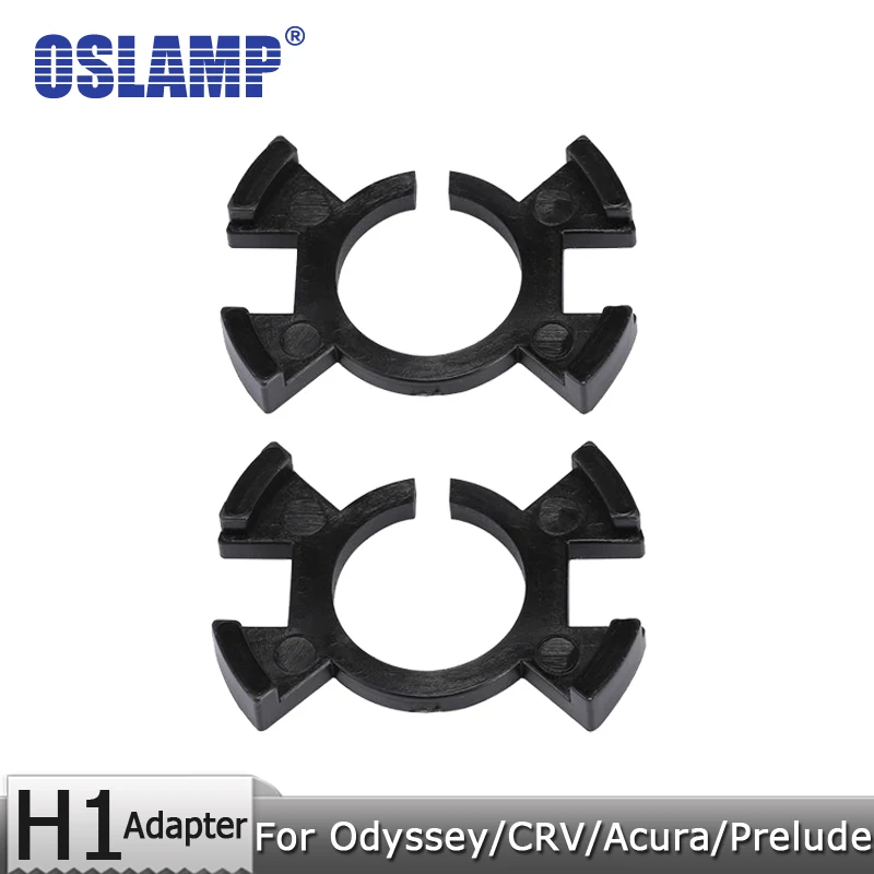Держатель адаптер Oslamp для фар Odyssey/CRV/Prelude/Acura RSX H1 черный пластик Аксессуары