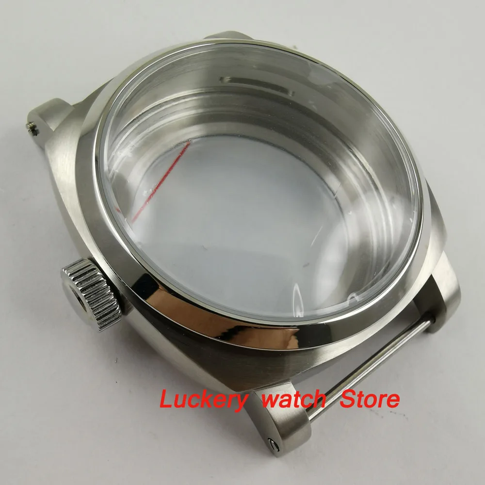 44 мм parnis из нержавеющей стали матовый чехол fit 6497 6498 ST 36 movement-BK08