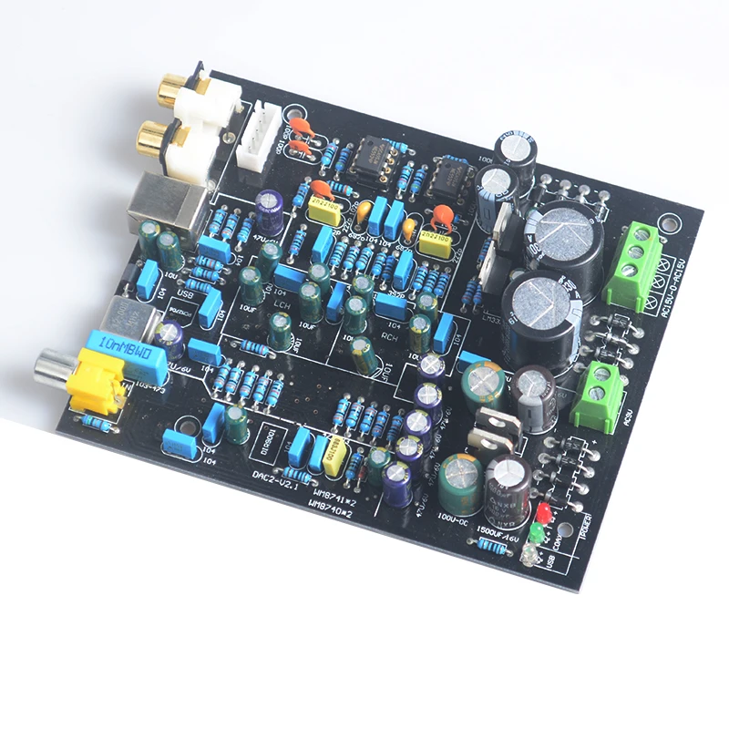 K. GUSS DAC S8 WM8740 * 2 PCM2706 DIR9001 NE5534 USB коаксиальный декодер плата аудио усилитель