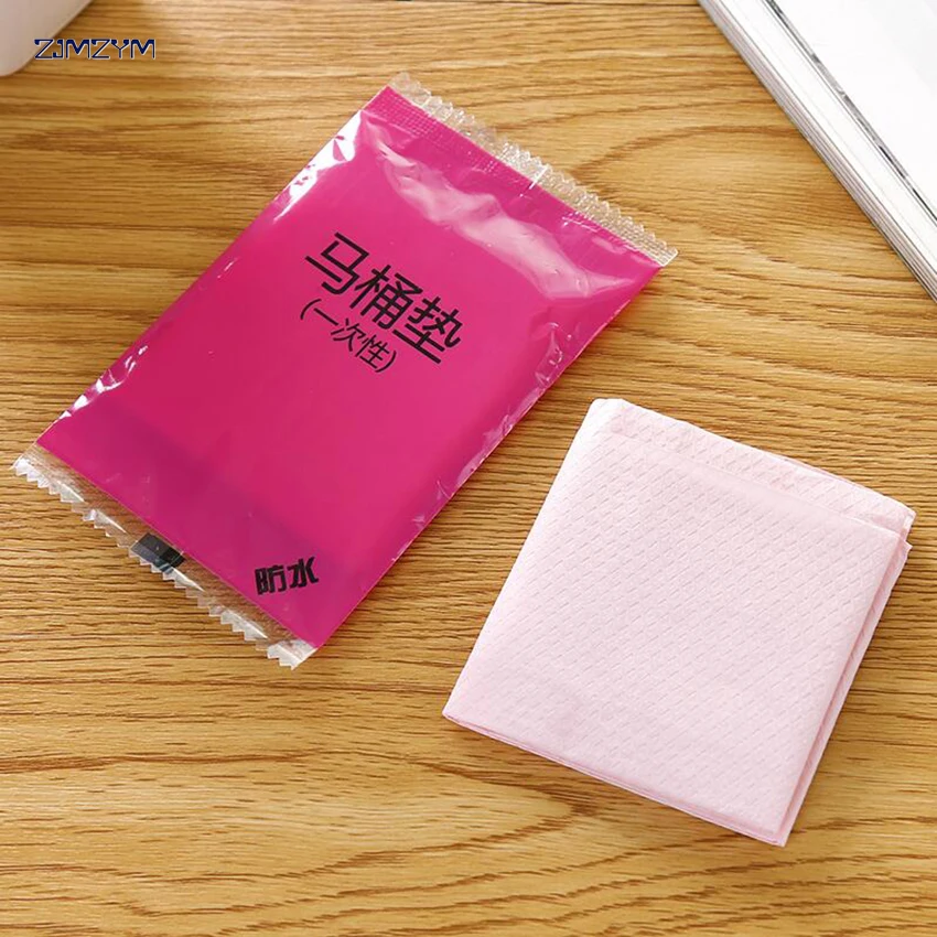 1 шт. одноразовое покрытие на сиденье унитаза коврик 100% Водонепроницаемый Туалет