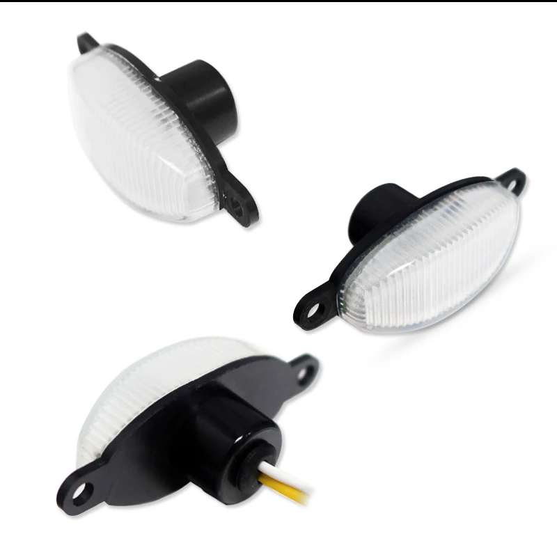 

Gtinthebox (3) Clear Lens Amber LED Grille Running Lights For 10-14 & 17-up Ford Raptor (Powered by 36 Pieces of SMD LED Lights)