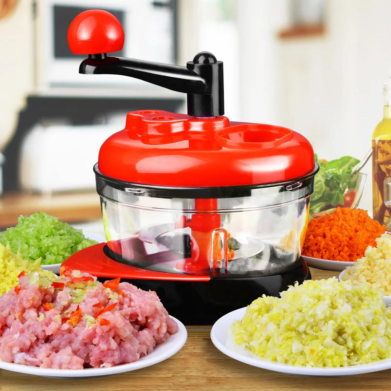 Домашняя Кухня Ручной Кухонный комбайн лезвие из нержавеющей стали Машина Для