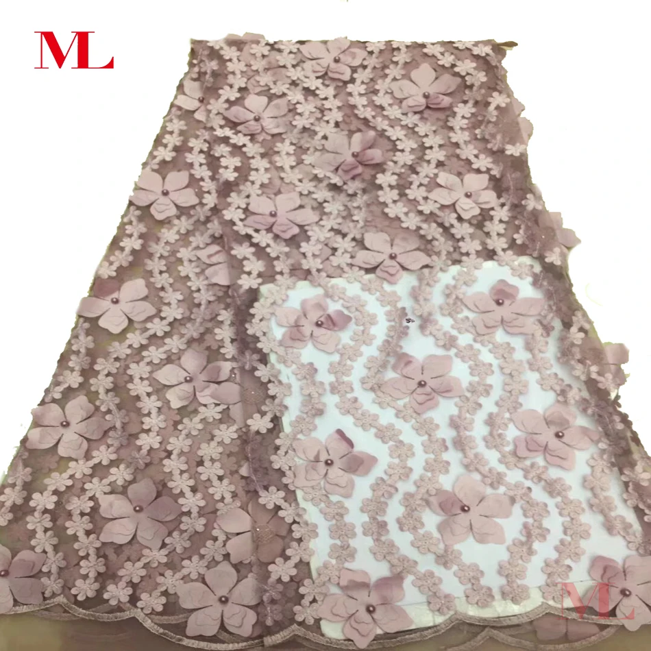 Высокое качество африканская кружевная ткань из химических нитей