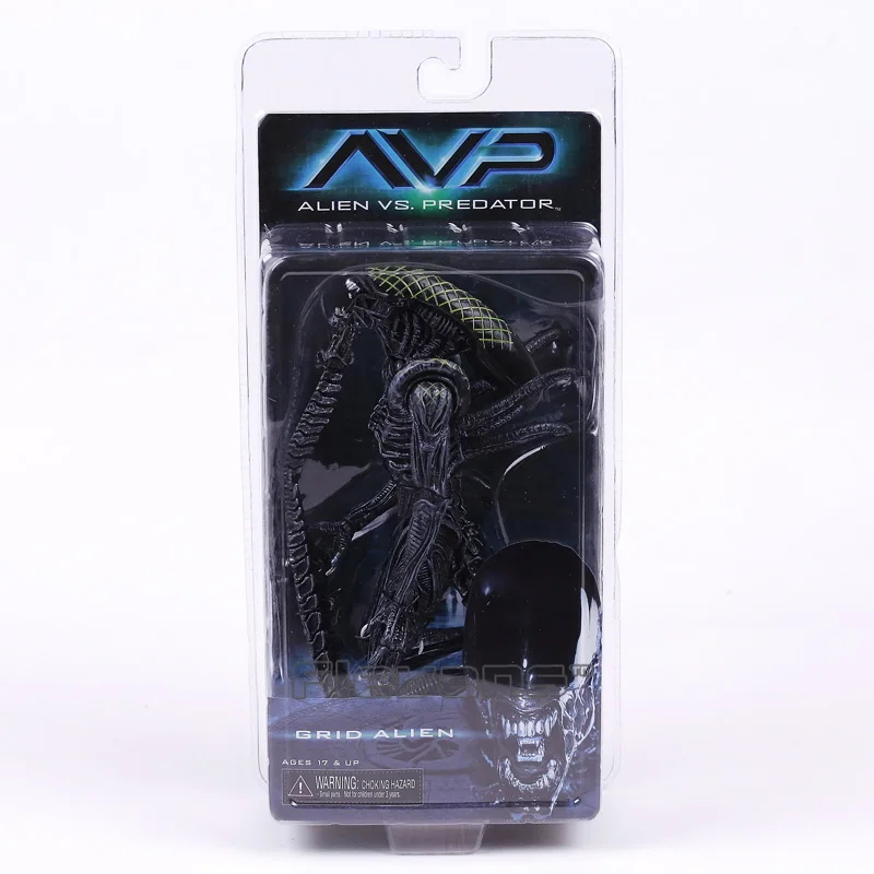 Инопланетянин NECA против Хищника серии сетки чужой Xenomorph полупрозрачные прототип