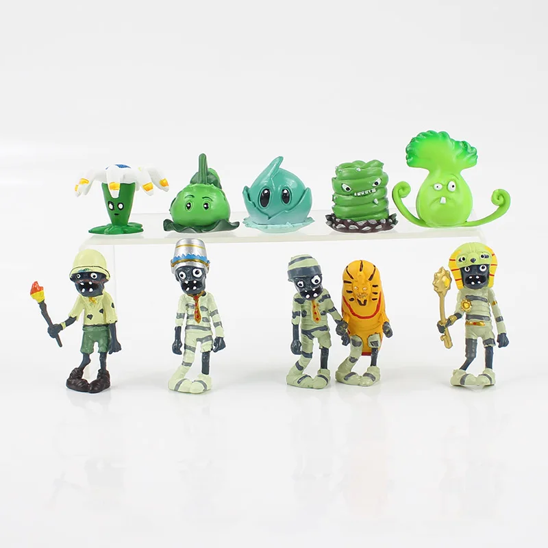 Style 6 14 styles Plants vs Zombies PVZ Toy Plants Zombies PVC Action Figures Toy Doll Set for Collection Party Decoration - Цвет: Style 6
