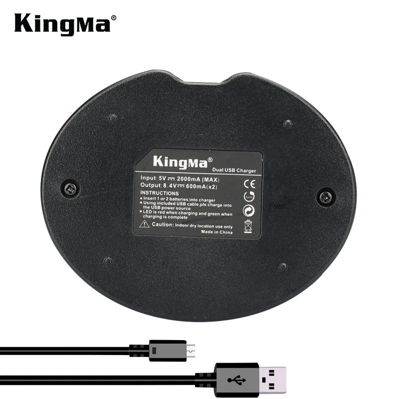 KingMa EN EL14 для цифровых аккумуляторов Nikon двойное (двойное) Зарядное устройство D5200