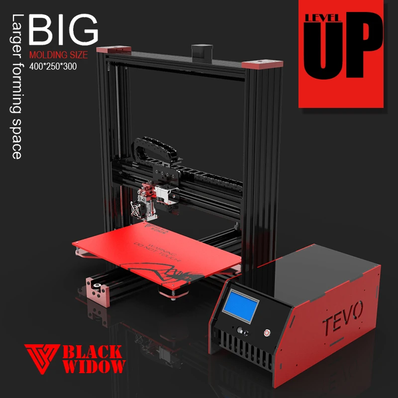 3D TEVO Black Widow 3d принтер набор OpenBuild алюминиевый экструзионный большая площадь