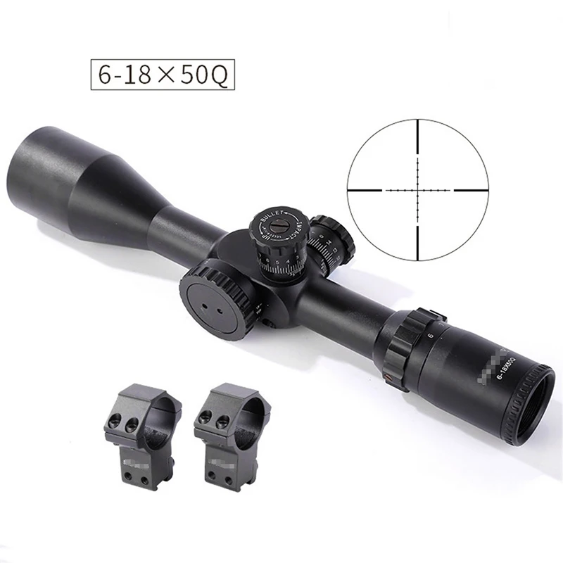 Shooter Rifle Scopes ST 6-18X50FFP Riflescope объективный Фокус черный 1 дюйм диаметр трубки Военная
