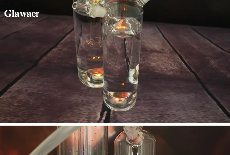 Glawaer, крутые двойные бутылки, форма, стеклянные кальяны, кальян, высокое боросиликатное стекло, водопроводные трубы, трубка, наргиле, Чича, для здоровья, для курения