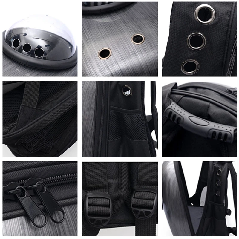 BarkMeow Новая мода кошка Pet пространство рюкзак капсулы Ангел в полоску быстрота