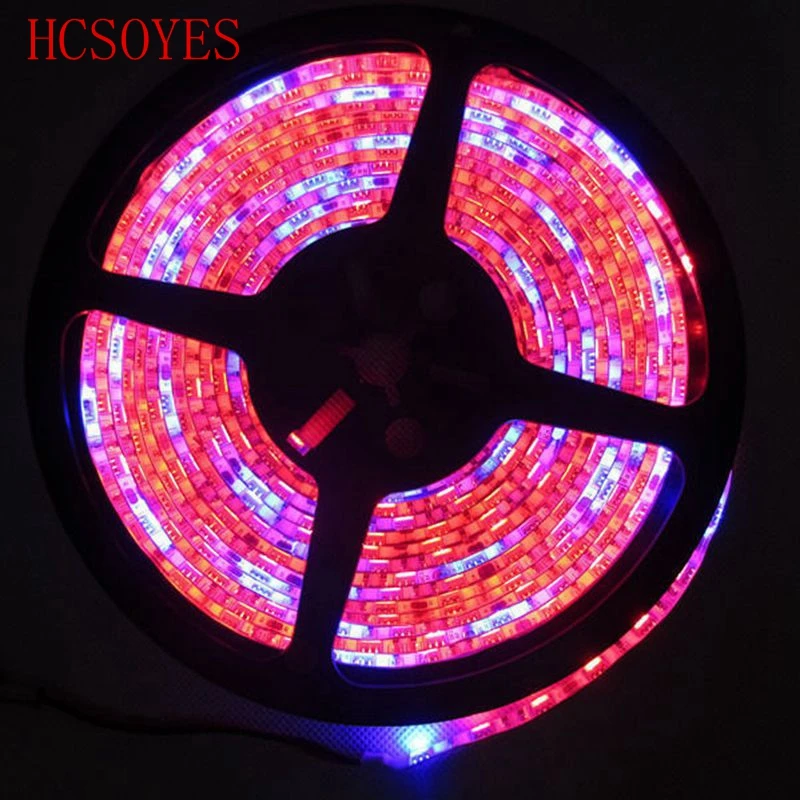 12 В постоянного тока 5 м/рулон растительных растений красный: синий = 7: 1