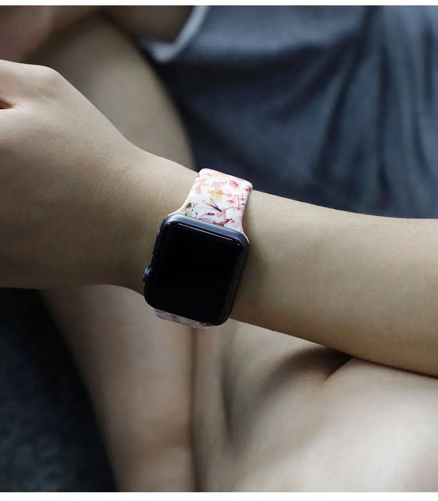Ремешок apple watch band correa apple watch 4 3 38 мм 42 мм iwatch band 44 мм 40 мм спортивный силиконовый браслет ремень reloj аксессуары ремешок для apple watch 4 3