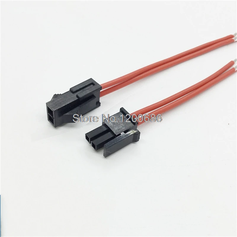 10 см 22AWG Molex 3 0 мм 2pin WM1783 43025 0200 мужской женский pigtail Micro Fit провода жгут шаг