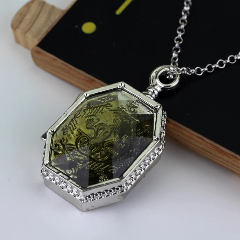 Фото медальон Horcrux набор ожерелья и кулоны новые можно открыть кулон ожерелье для