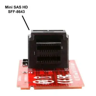 U.2(SFF-8639) на M.2 M-Key адаптер NVMe Mini SAS на M.2 M-Key адаптер NVMe SFF-8639