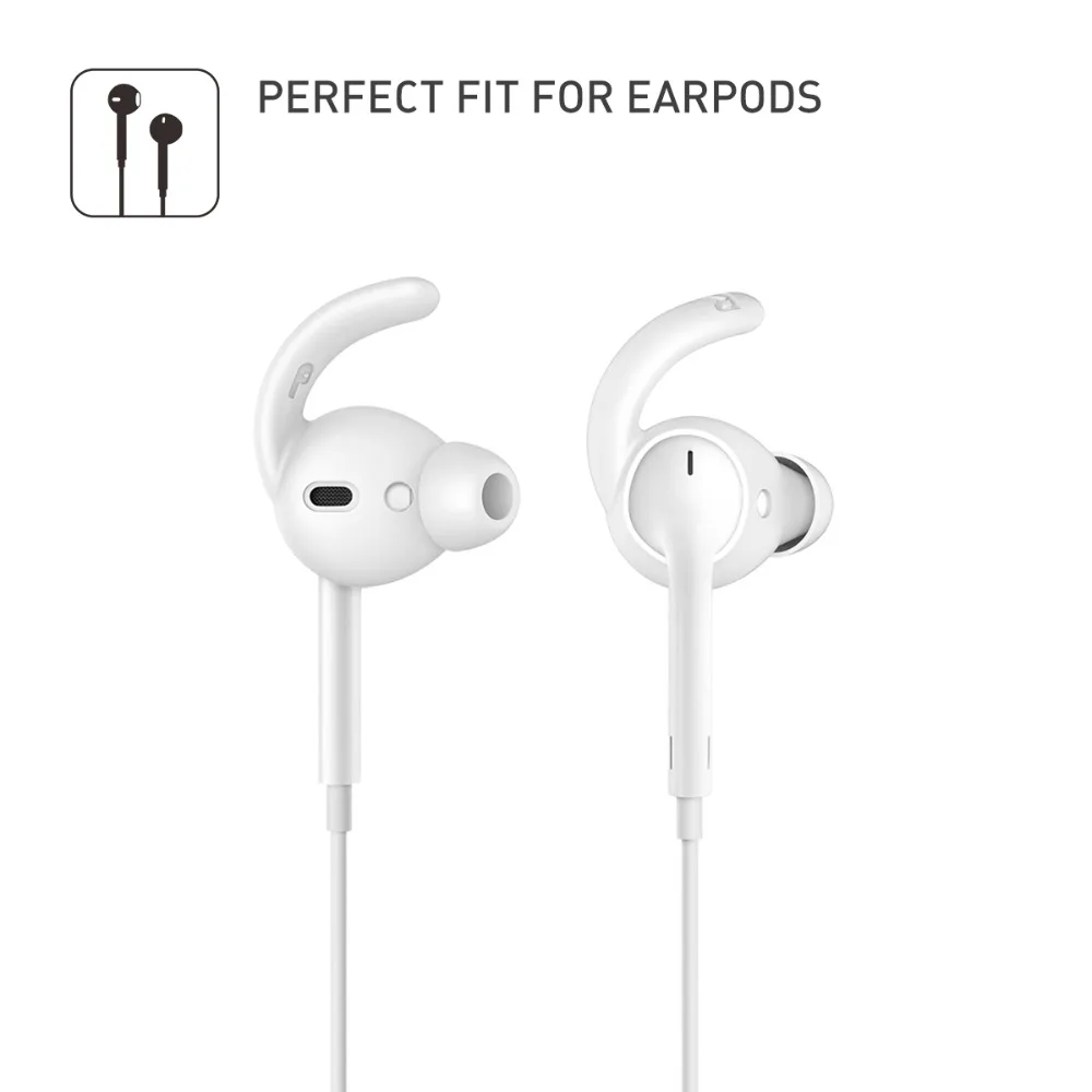 Силиконовый чехол для Airpods 2 + наушники-вкладыши с защитой от потери защитная