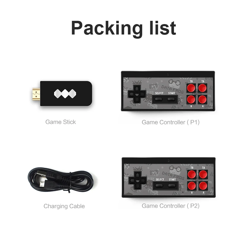 RETROMAX HDMI 4K Video Game Console Two Players Build-in 568 Retro Classic Games Wirless Controller Output | Электроника