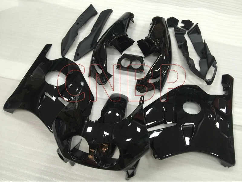 Комплекты кузова CBR250 RR 1990 - 1994 MC22 черные Обтекатели для Honda Cbr250rr 1991 Пластиковые