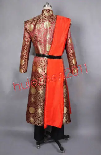Мужской костюм для косплея King Prince Joffrey Baratheon COS средневековый наряд платье халат