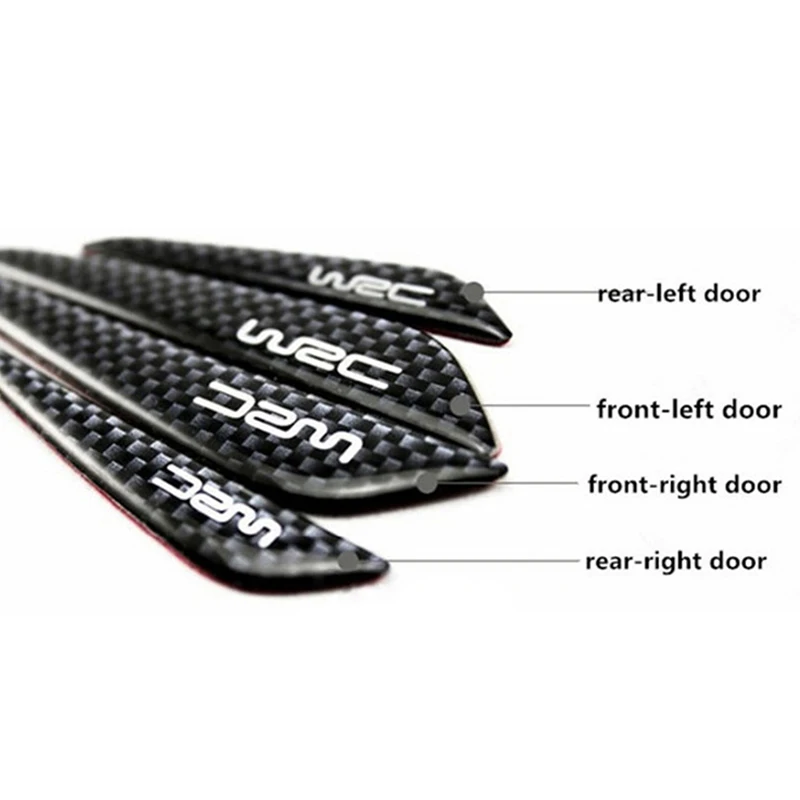 ZD 4 шт. WRC защитные наклейки на двери автомобиля анти-столкновения для Renault megane 2 3