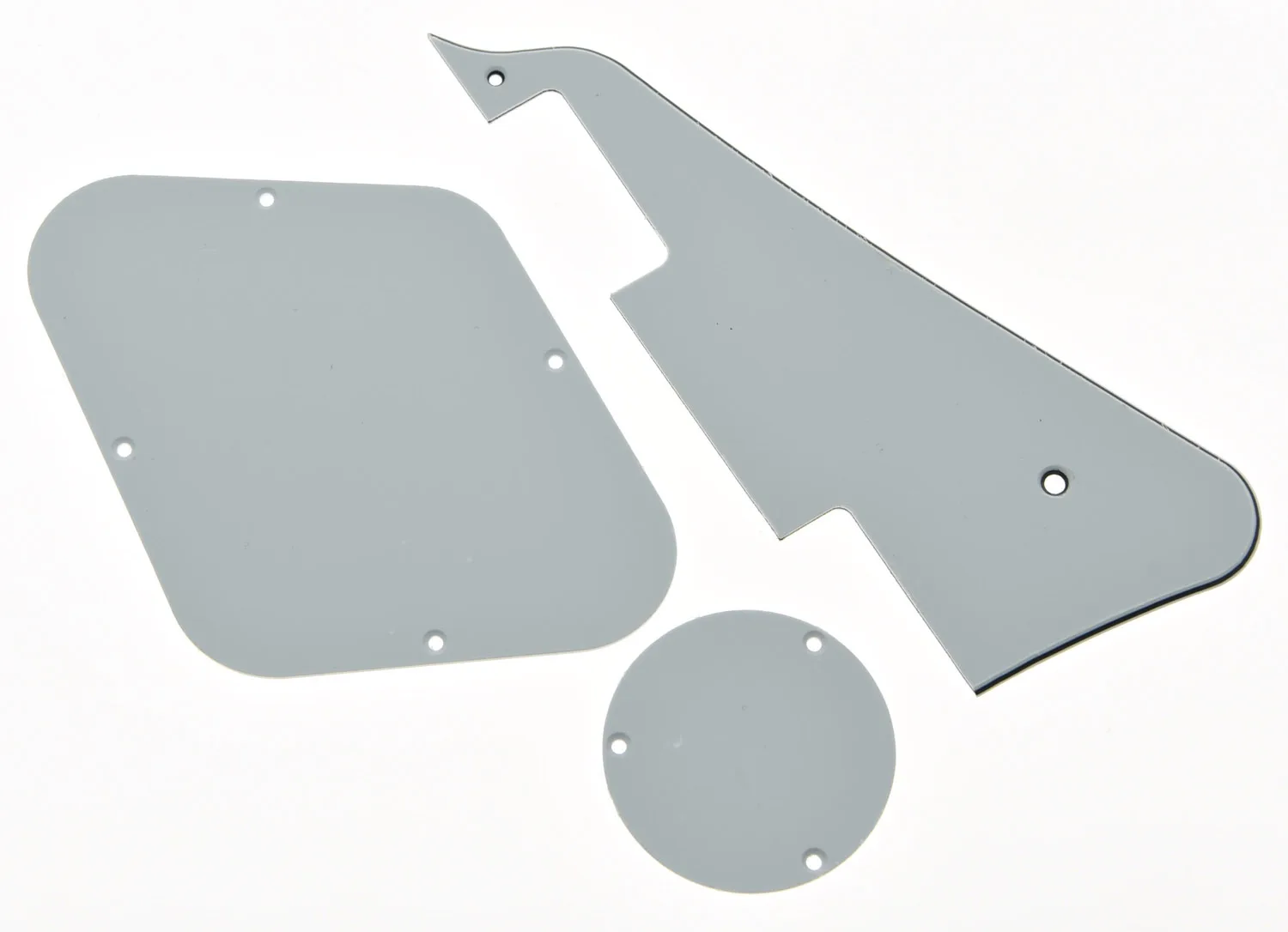 

KAISH White 3 Ply LP Pickguard & Back Plate Switch Cavity Covers for LP