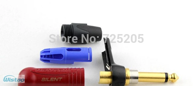 SilentPlug 6 35 мм 1/4 гитарная штепсельная вилка NP2X-AU-SILENT NEUTRIK Швейцария литье под