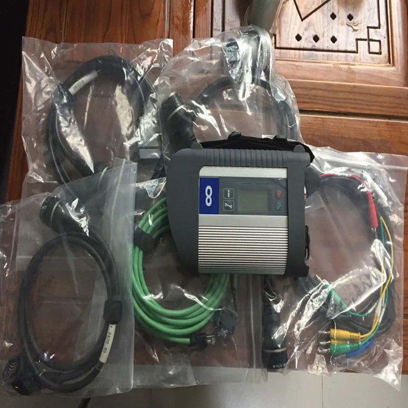 2020 высококачественный obd 2 сканер mb star c4 и 500G HDD с программным обеспечением + WI FI для
